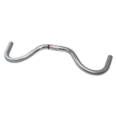Nitto Moustache Aluminum Handlebar 26mm Clamp, 515mm Width, 95mm Reach RM-016 26.0 Silver