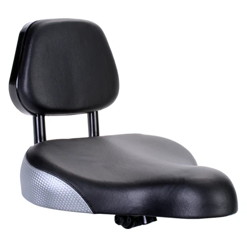 Sunlite Backrest Saddle - Adjustable Comfort, Steel Rail, Synthetic 41501