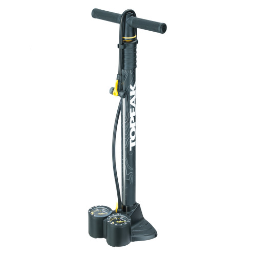 Topeak JoeBlow Dualie Floor Pump, Fat and Mtn Tires, 27.2 x 9.1 x 6.7", 4.19 lbs TJB-DUL