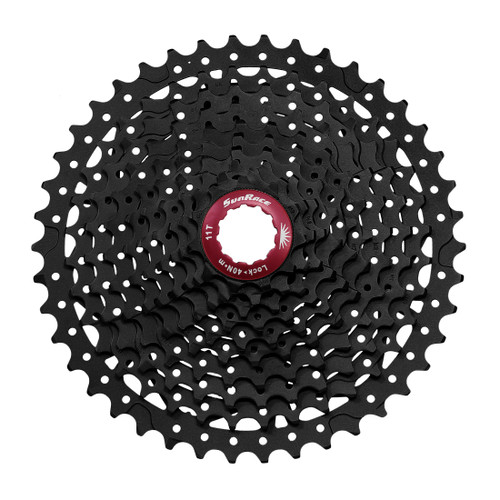 SunRace MX3 Cassette - 10 Speed 11-42t Black Bicycle Part Shimano Cassette Body CSMX3.TAYR.OS1.BX