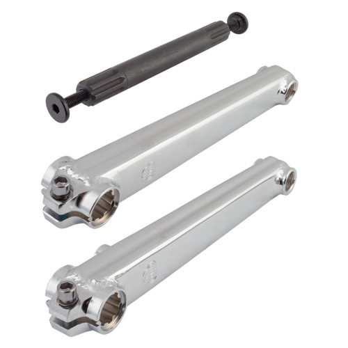 SE Bikes V-Ridge BMX Cranks 175mm, Chromoly, 8-Spline Spindle and BB BFC-25V