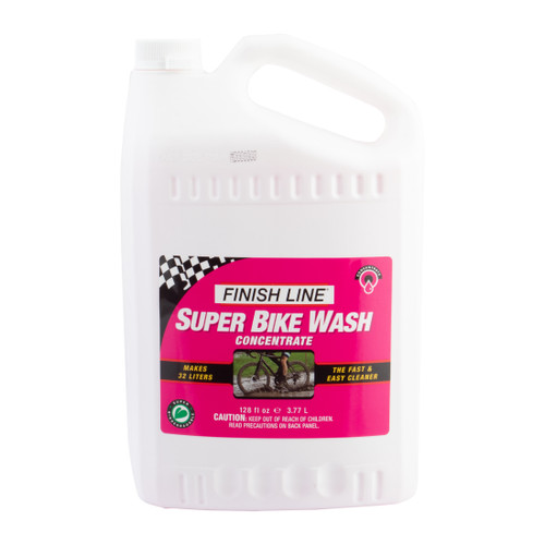 Finish Line Super Bike Wash Cleaner Concentrate - Eco-Friendly, Biodegradable Bike Cleaner for Dirt, Grime and Rust Protection, 1 Gallon and 16oz Options SC0010101