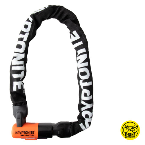 Kryptonite 1090 Evolution Series 4 Chain Lock Keyed 10mm x 90cm End Link Design 000808