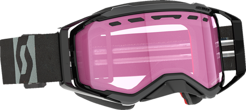 Scott Prospect Snow Cross Goggle - Black/Gray - Dual Pane - Rose Lens 272846-1001134