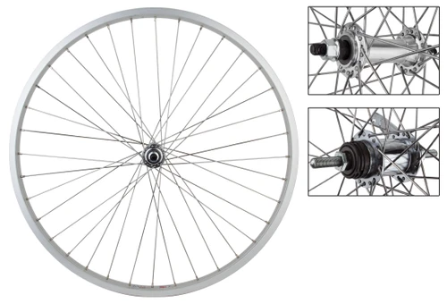 26-Inch Alloy Cruiser Wheel Set Internally Geared Hub and Coaster Brake 740146