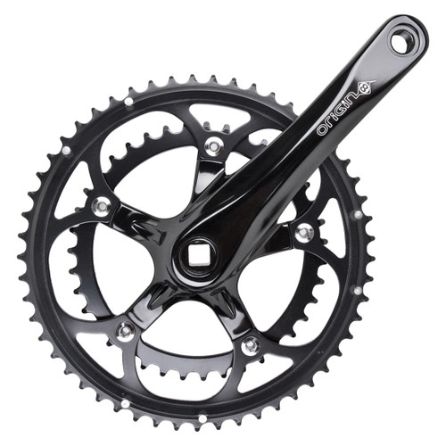 Origin8 Pro Pulsion Alloy Road Crankset 172.5mm 53/39T, Square Taper 22328