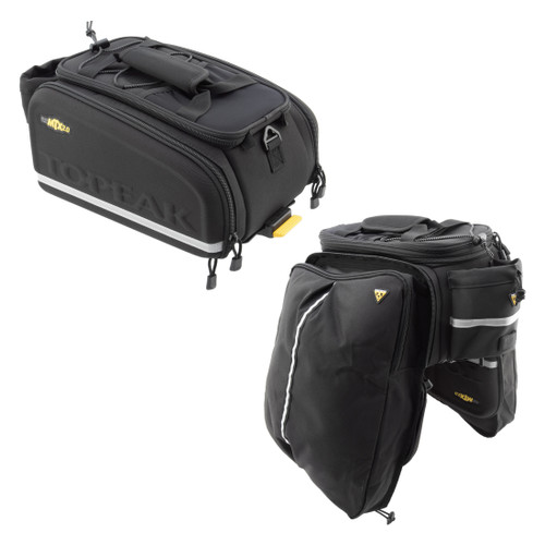 Topeak MTX 2.0 Trunk Bag EXP - Water-Resistant 16.5L Bike Cargo Storage TT9647B2