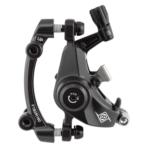 ORIGIN8 Vise II PM MTB Mechanical Disc Brake Standard Post Mount MTB Front or Rear 120808