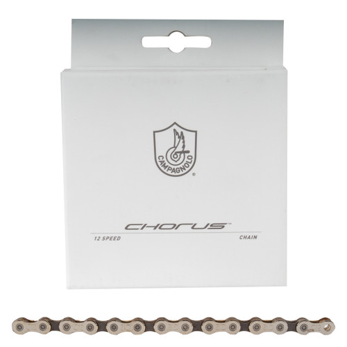 Campagnolo Chorus 12-Speed Silver Steel Chain, Ultra-Link Performance CN20-CH1214