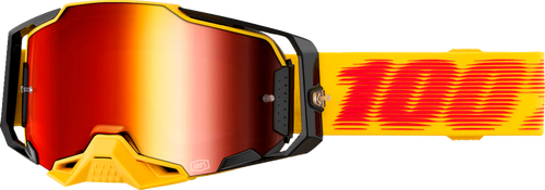 100% Armega Goggle - Tetsu - Red Mirror Lens 50005-00042