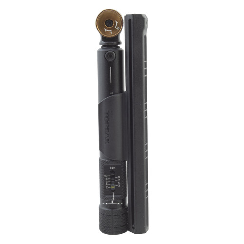 Topeak Torq Stick Ratcheting Torque Wrench | Adjustable 2-10Nm, 5-Piece Bit Set TT2587