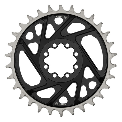 SRAM XX Downhill 36T Aluminum T-Type Chainring - Impact-Resistant, Black 11.6218.078.002