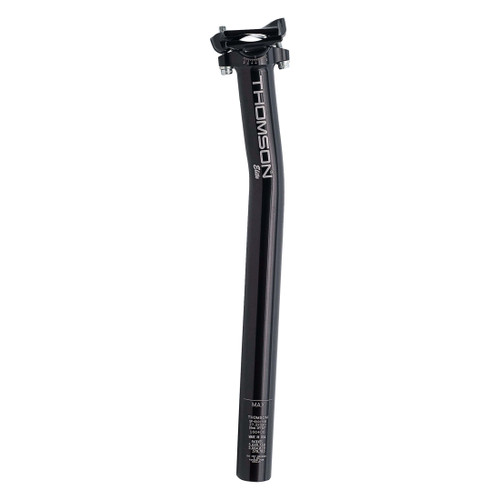 Thomson Elite Setback Aluminum Seatpost 31.6mm | 7 Drop, Machined U.S.A. SP-E109SB-BK