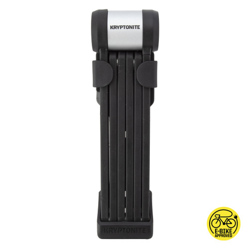 Kryptonite Kryptolok 610 S Folding Lock - 100cm, Hardened Steel, Black 005339