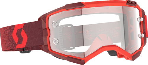 Scott Fury Goggle - Red - Clear Works Lens 274514-0004113