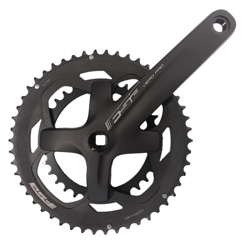 Premium FSA Vero Pro Cranksets 170mm and 175mm – Lightweight Aluminum, CNC Machined, 10/11-Speed Compatible, JIS Square Taper Bike Cranks 330-0351555050