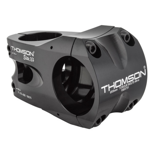 Thomson Elite X4 50mm MTB Mountain Bike Stem | Aluminum, 35mm Clamp SM-E178-BK