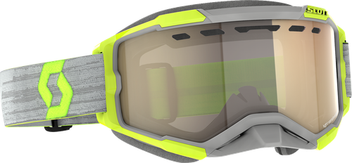 Scott Fury Ls Snow Goggle - Gray/Yellow - Light Sensitive - Bronze Chrome Lens 278604-1120245