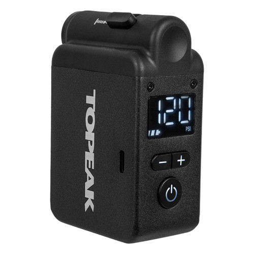 Topeak E-Booster Digital Electric Inflator - 120 PSI Presta/Schrader Pump TDP-E01