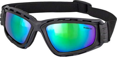 Bobster Freedive Goggle - Matte Black - Blue/Green Mirror Lens BFD002