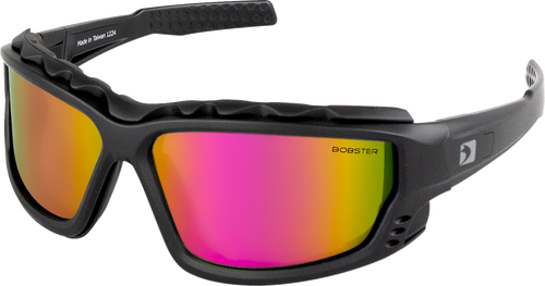 Bobster Pch Convertible Goggle - Black - Crimson/Pink/Yellow Mirror Lens BPCH002