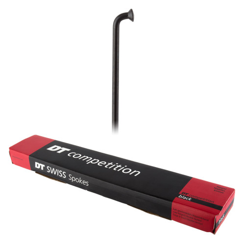 DT Swiss Competition Spoke 2.0mm 1.8mm 2.0mm 290mm J-bend Black Box of 100 SCO020290S0100