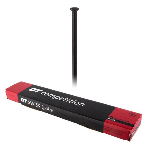 DT Swiss Competition Straight Pull Spokes 2.0/1.8/2.0, 276mm, Black SCOS20276S0100
