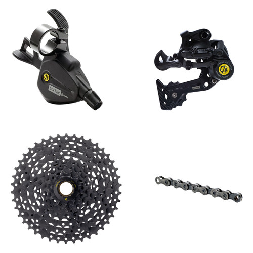 BOX Four 8-Speed Groupset 11-42T Cassette and Clutch Derailleur BX-DT4-08AMW-KIT