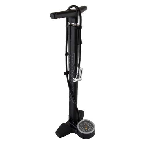 Topeak Joe Blow Ace DX Floor Pump - High-Pressure Aluminum, Dual-Stage, Presta and Schrader TJB-ACE-DX