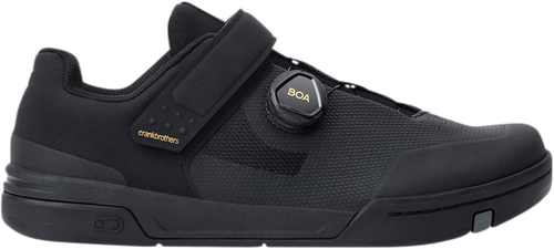 Crankbrothers Stamp Boa Flat Shoes - Black/Gold - Us 8.5 STB01080A-8.5