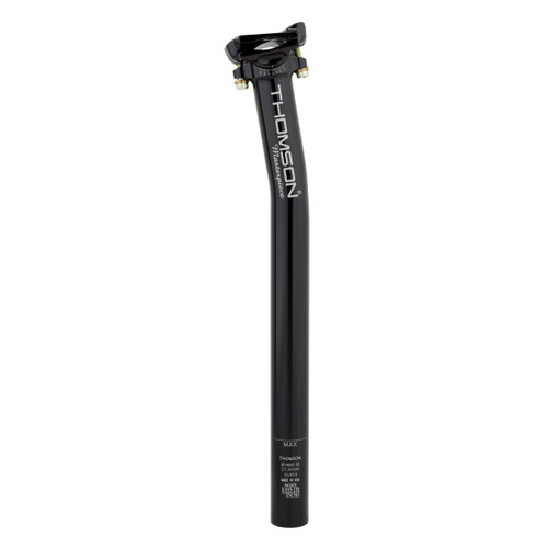 Thomson Masterpiece 27.2mm Aluminum Setback Seatpost - Lightweight, Durable, Adjustable SP-M105SB-BK