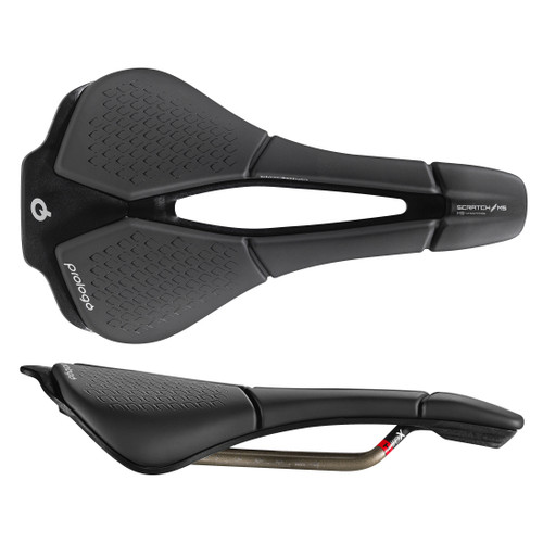 Prologo Scratch M5 PAS Tirox Carbon Rail Saddle - Ergonomic Road and Off-Road Design SCMPTN0HB00-AM