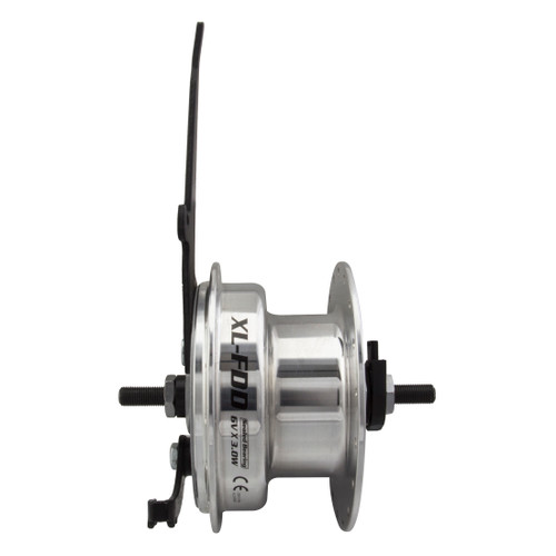 Sturmey Archer 36H Aluminum Drum Brake Hub Dynamo and 3W Headlight HKSD93.SHS0.000.BX
