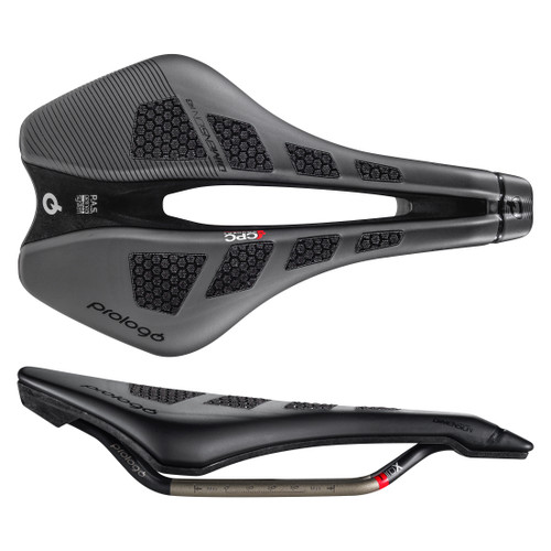 Prologo Dimension CPC Saddle - Carbon Injection, Tirox Rail, 143mm Wide DIMETN3HBC8-AM