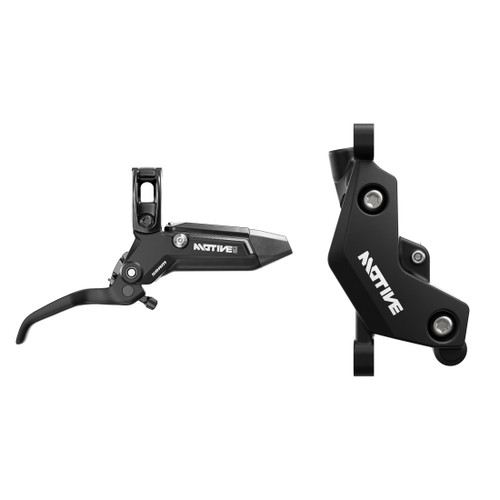 SRAM Motive Bronze Hydraulic Disc Brake and Lever - 4-Piston, Post Mount, Aluminum, Stealth Black 00.5018.244.000
