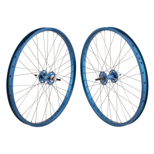 Black Ops DW1.1 24in BMX Wheelset | Sealed Bearings and Blue Finish 741629