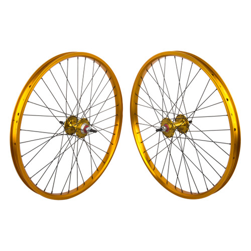 Black Ops DW1.1 24-Inch BMX Wheelset MX1100 Sealed Hubs 741630