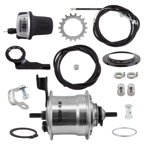 Sturmey Archer RXRD5 5-Speed Internal Hub and Drum Brake Kit for Heavy Duty Cycling HKC5T.XSSS.S00.BX