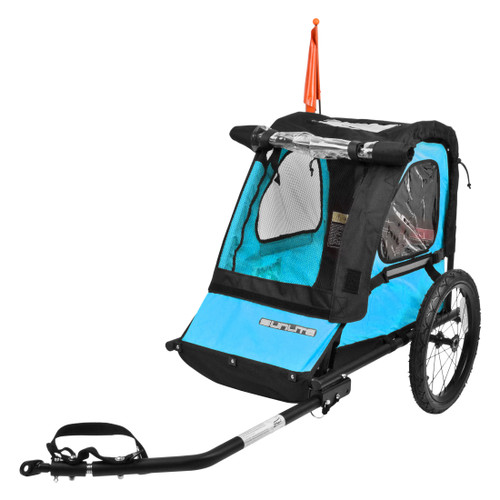 Sunlite Steel Single Child Trailer Foldable Frame and Quick-Release Wheels 912633