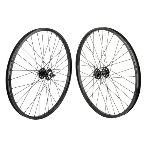 SE Bikes J24SG 26in Wheelset - Black Sealed Bearings, Clincher, 36H 4439