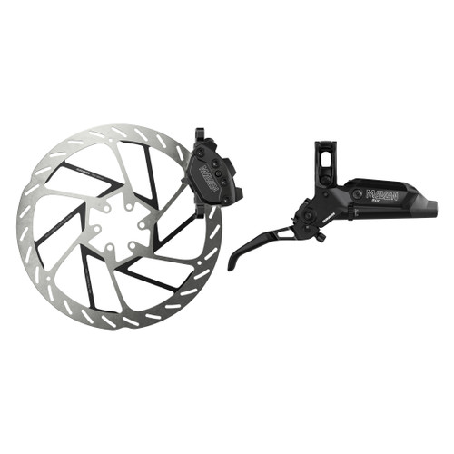 SRAM Maven Silver 4-Piston Hydraulic Disc Brake Front Post Mount Aluminum Lever 00.5018.258.000