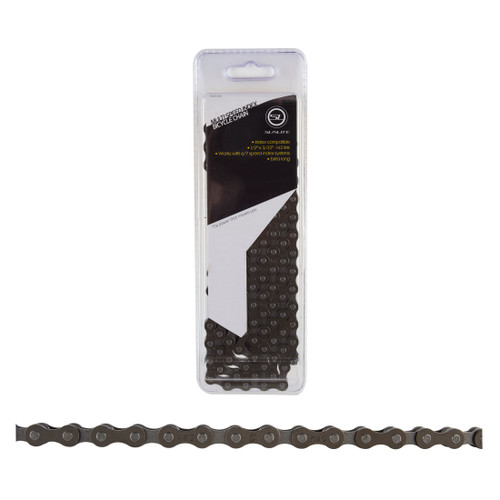 Sunlite SCN-MSi 6/7/8-Speed Steel Bicycle Chain 142 Links 16556