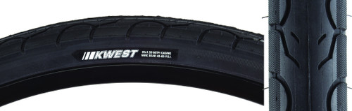 Kenda Kwest 26" Hybrid Road Bike Tire | 1.50" Wide, 60 TPI, Wire Bead 01263019359