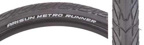 Arisun Metro Runner 27.5 x 1.75 E-Bike Tire, Durable Wire Bead, Versatile Tread T070224