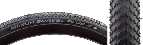 Arisun Gravel 40 Plus 700x40 Tire - Durable Nylon Defense, Low Resistance T060201