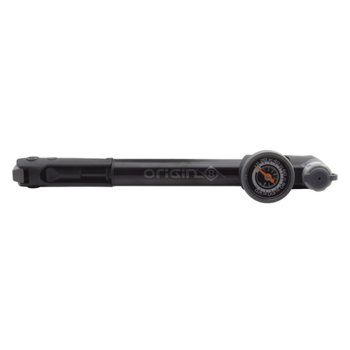 Origin8 Airaid Road Mini Pump Gauge - Aluminum, Presta/Schrader 430222