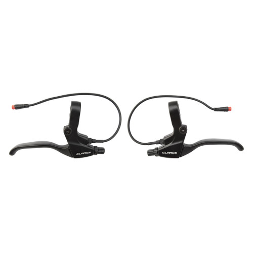 Clarks 801E V-Brake Levers Black | Ergonomic Alloy, E-Bike Compatible CLK-801E-AM