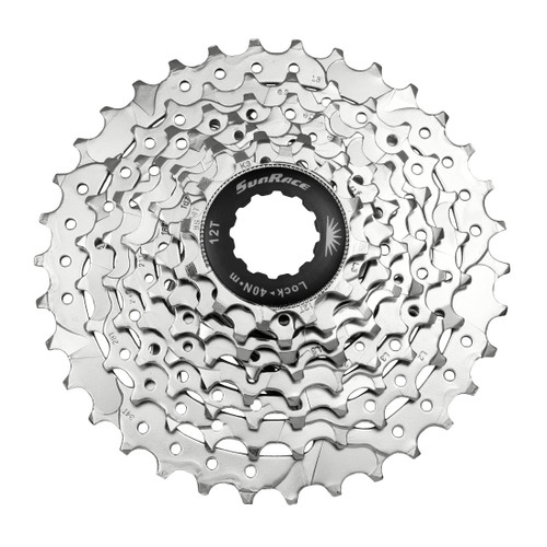 Sunrace CS-M66 8-Speed 12-32T Cassette w/ Super Fluid Drive Technology CSM66.8BU0.NS1
