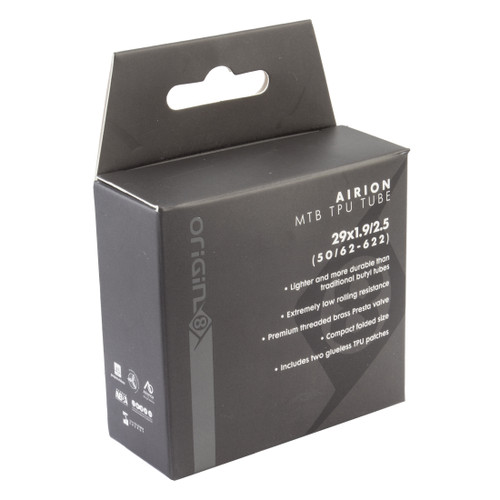 Origin8 Airion TPU MTB and Road Tube 29x1.90-2.50, Ultra-Light, Puncture-Resistant 630248