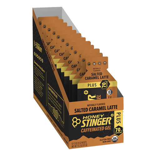 Honey Stinger Organic Salted Caramel Latte Energy Gels (24 Pack) 70512